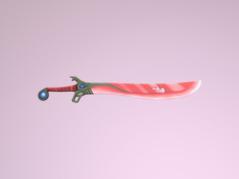  暗云蛇剑3d模型 