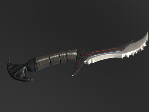  迪德拉匕首3d模型 