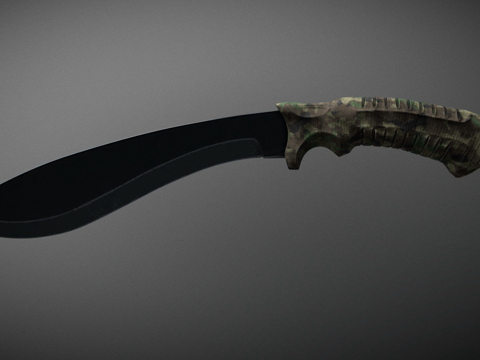  库克力刀3d模型 