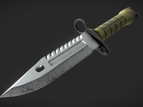  M9刺刀3d模型 