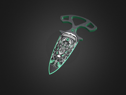  赛博爱推3d模型 