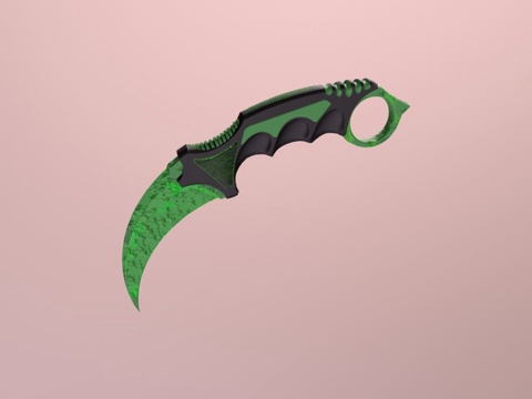  爪刀河豚毒素3d模型 