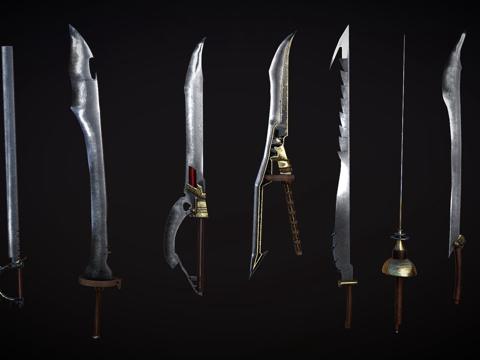  皇家之剑3d模型 