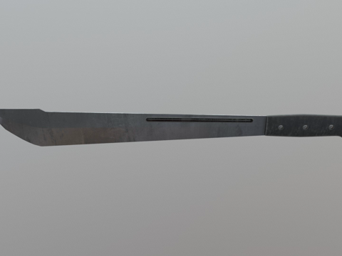  简易砍刀3d模型 