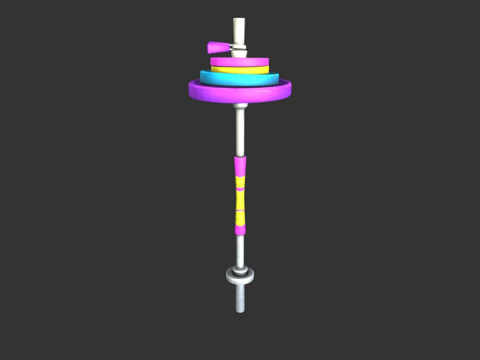  斧操收割工具3d模型 