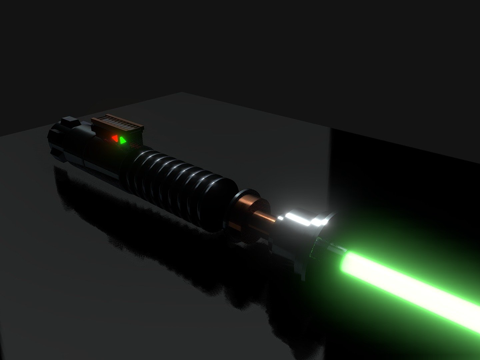  卢克的光剑3d模型 