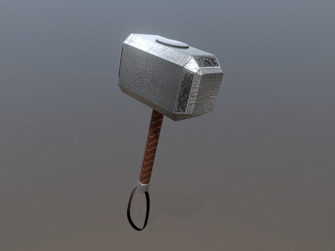  雷神之锤妙尔尼尔3d模型 