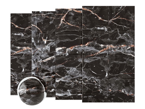  现代大理石地砖墙砖瓷砖3d模型 