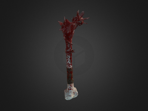  定制砍刀套装棍棒3d模型 