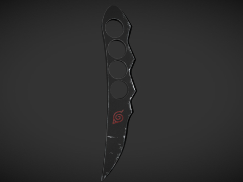  阿斯玛查克拉刀3d模型 