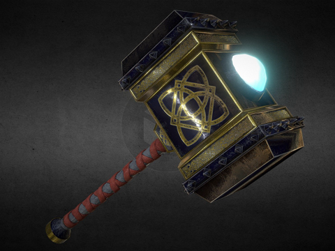  战争之锤3d模型 