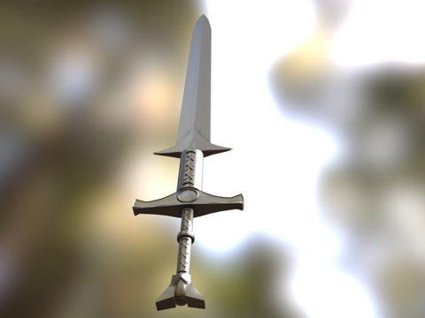  铁巨剑任务23d模型 