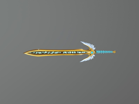  格拉维林帝国之刃同人画3d模型 