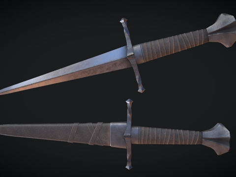  盗贼匕首3d模型 