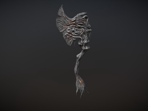  恶魔巨斧黑暗之魂III3d模型 