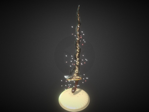  克里斯剑3d模型 