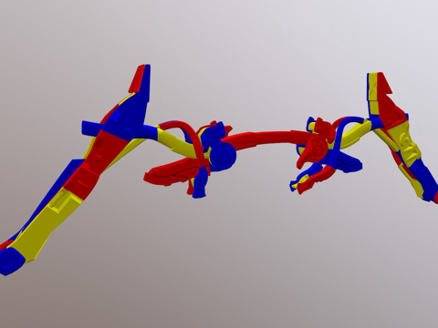  地平线零之曙光埃洛伊的弓打印3d模型 