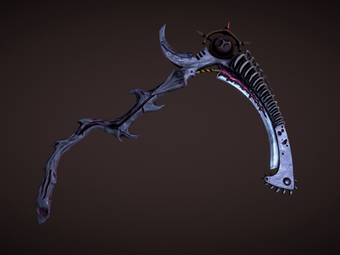  寂静莫塔里昂镰刀3d模型 