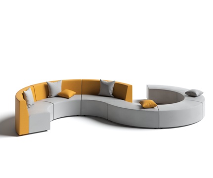  异形沙发3d模型 