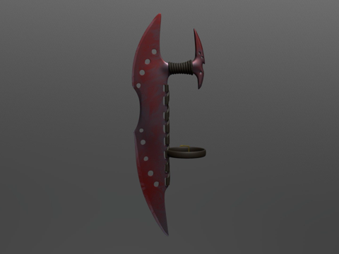  坡的臂刃3d模型 