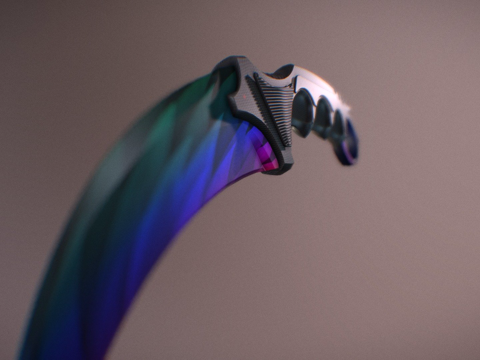  爪刀羽王3d模型 