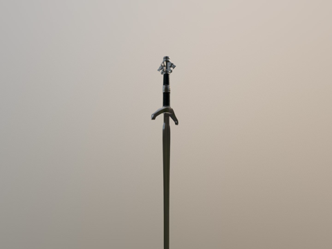  巫师杰洛特之剑3d模型 