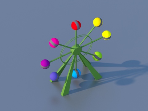  卡通 玩具3d模型 