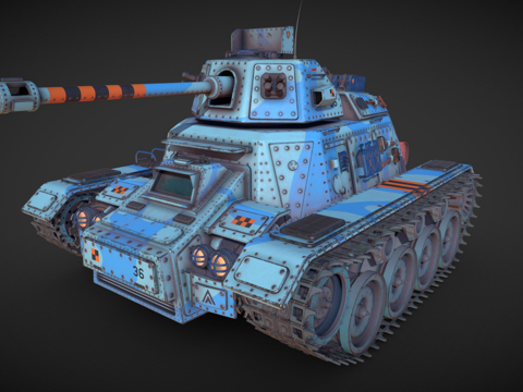  马克3型坦克3d模型 