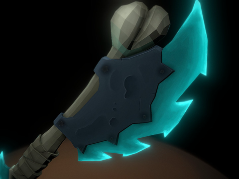  幻想战斧3d模型 