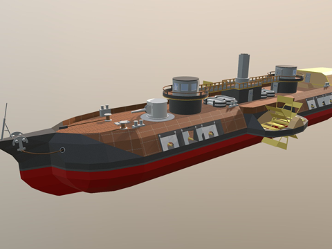  鳗鱼原型3d模型 