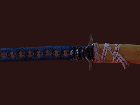  大岳丸带鞘3d模型3d模型 