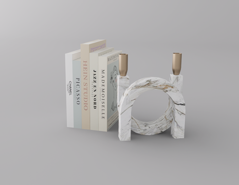  摆件组合su模型 