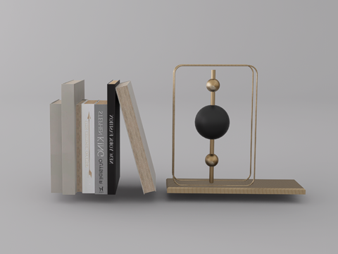 摆件组合su模型