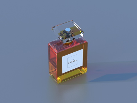  香水 化妆品 生活用品3d模型 