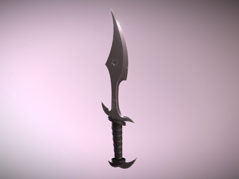  刀近战武器3d模型 