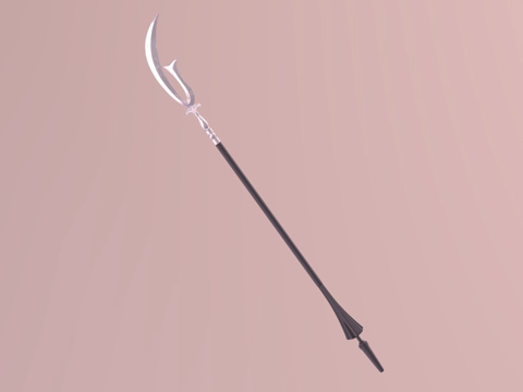  沉默战戟3d模型 