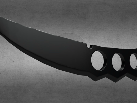  阿苏玛苦无武器3d模型 