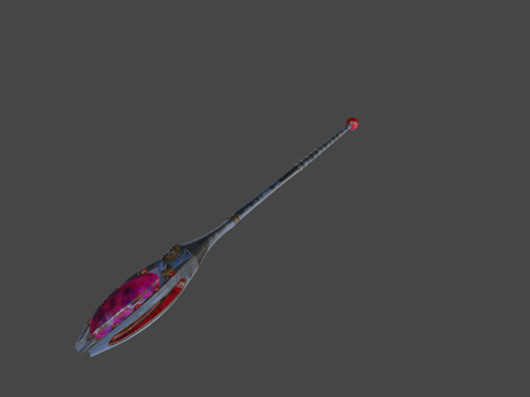  法杖第四级3d模型 