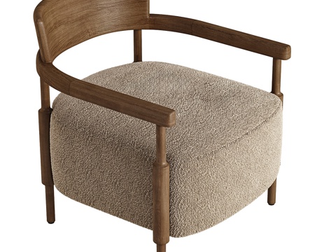  Bennett现代沙发椅3d模型 