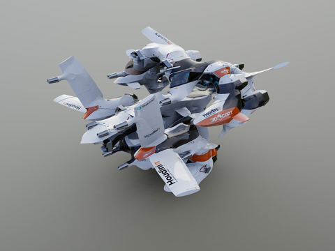  程序化硬表面建模测试9.723d模型 