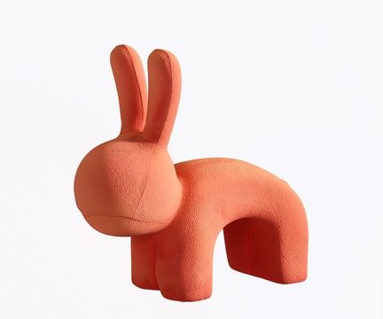  现代动物坐凳 兔子凳 宝宝坐骑凳 小矮凳3d模型 