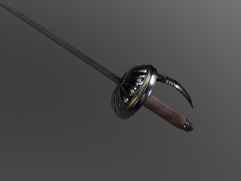  细剑更新版3d模型 