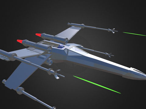  X翼埃德加多3d模型 