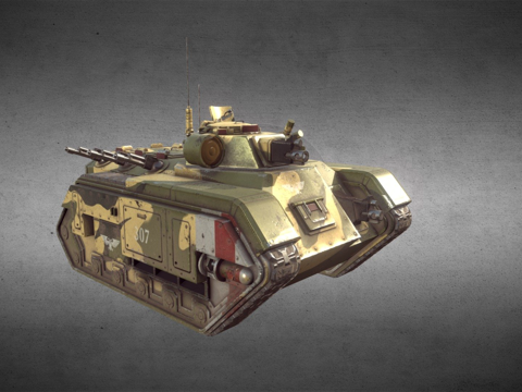  奇美拉坦克3d模型 