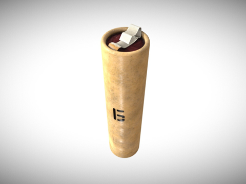  烟雾弹RDG2B3d模型 