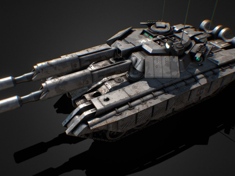  TIK战斗坦克3d模型 