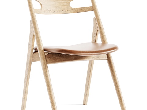  现代Reevel品牌CH29单椅3d模型 