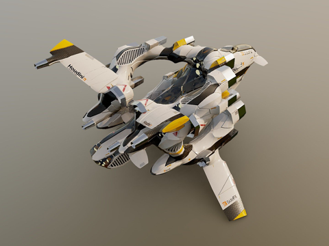  程序化硬表面建模测试9.713d模型 