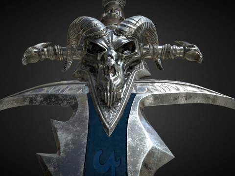  霜之哀伤剑3d模型 