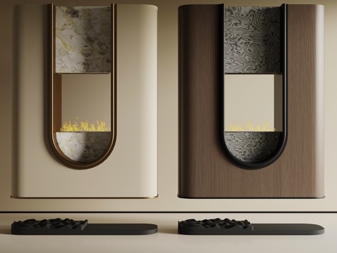  现代玄关3d模型 